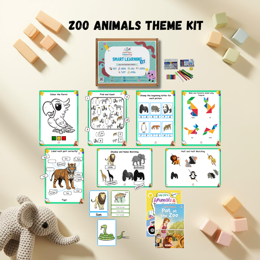 Smart Learning Kit | Age 2+ | Level 3 | Zoo Animals