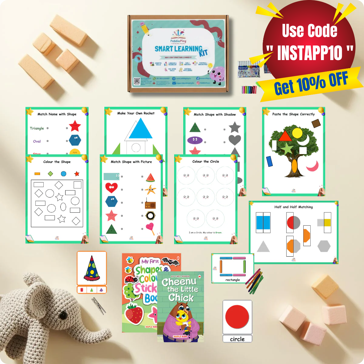 Smart Learning Kit | Age 2+ | Level 1 | Shapes
