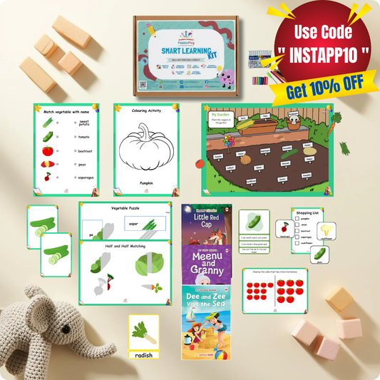 Smart Learning Kit | Age 2+ | Level 2 | Vegetables
