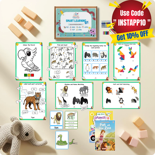 Smart Learning Kit | Age 2+ | Level 3 | Zoo Animals
