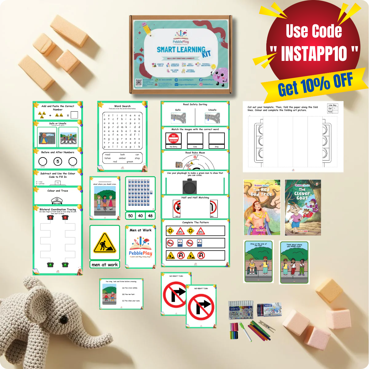 Smart Learning Kit | Age 4+ | Level 1 | Road Safety