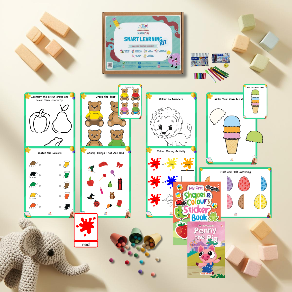 Smart Learning Kit | Age 2+ | Level 1 | Colours
