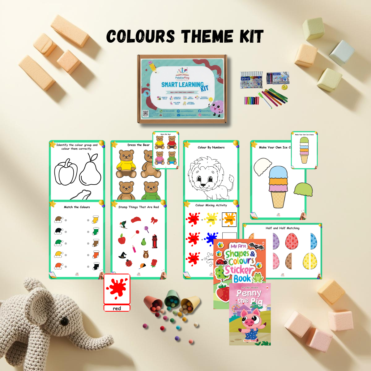 Smart Learning Kit | Age 2+ | Level 1 | Colours