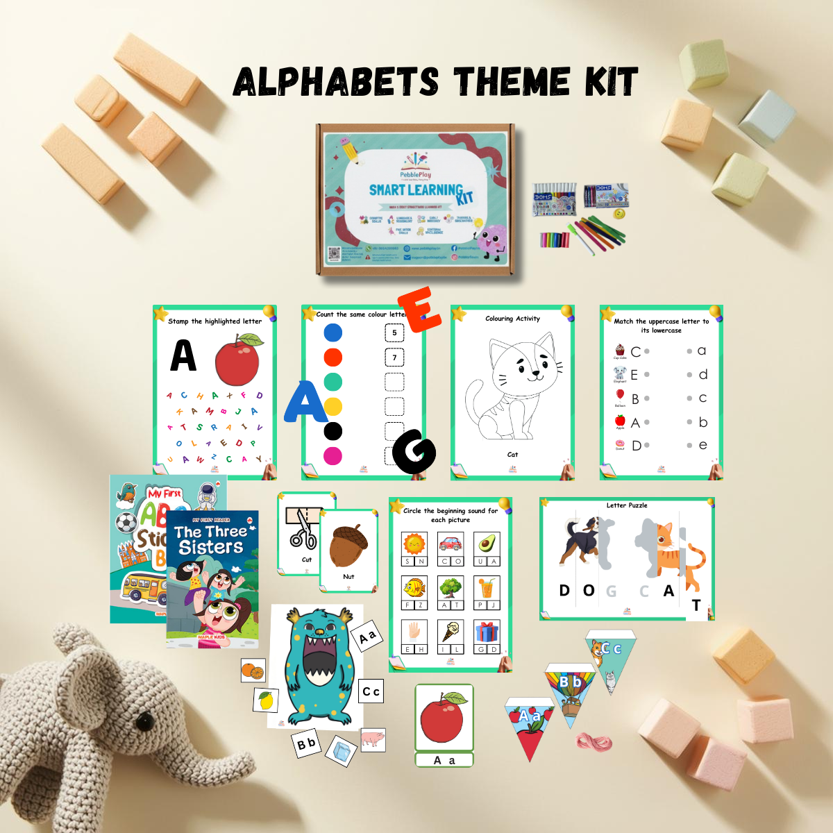 Smart Learning Kit | Age 2+ | Level 1 | Alphabets