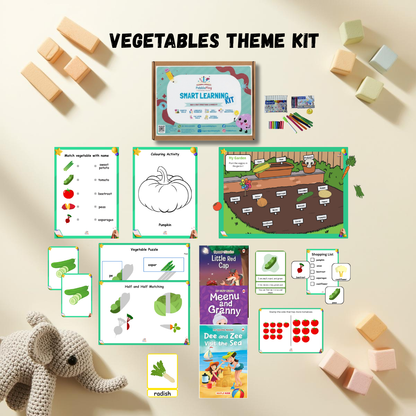 Smart Learning Kit | Age 2+ | Level 2 | Vegetables