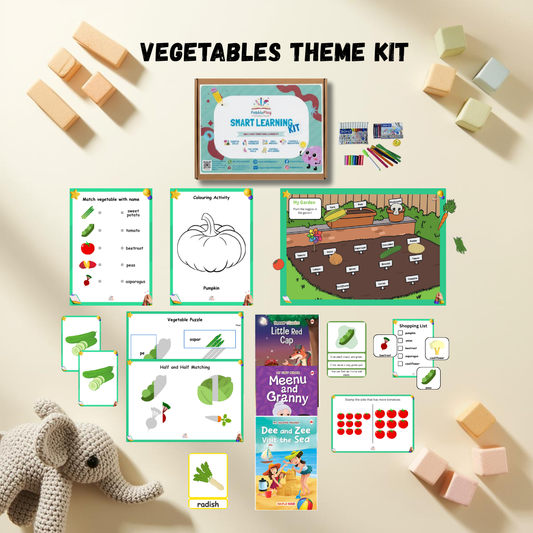 Smart Learning Kit | Age 2+ | Level 2 | Vegetables