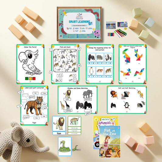 Smart Learning Kit | Age 2+ | Level 3 | Zoo Animals