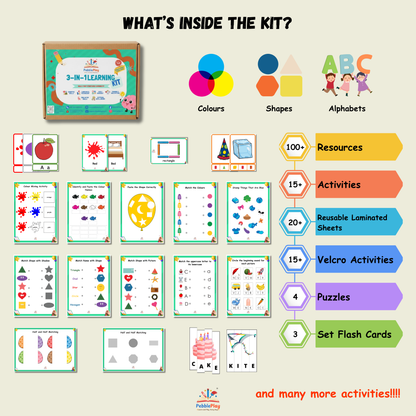 3-in-1 Foundational Learning Kit | Level 1 | Preschool / Nursery
