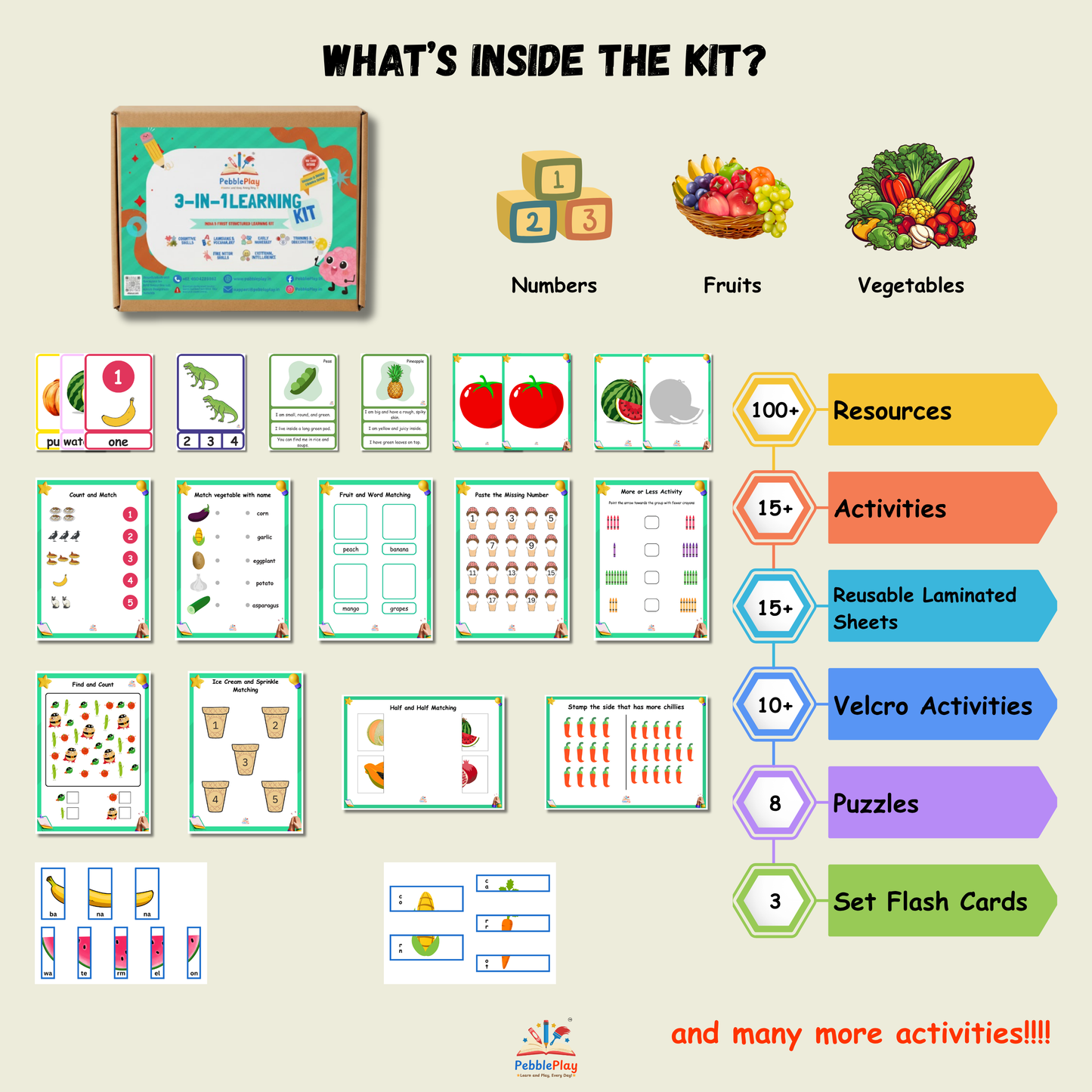 3-in-1 Foundational Learning Kit | Level 2 | Preschool / Nursery