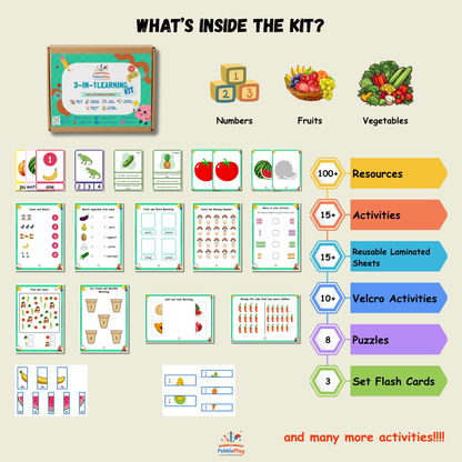 3-in-1 Foundational Learning Kit | Level 2 | Preschool / Nursery