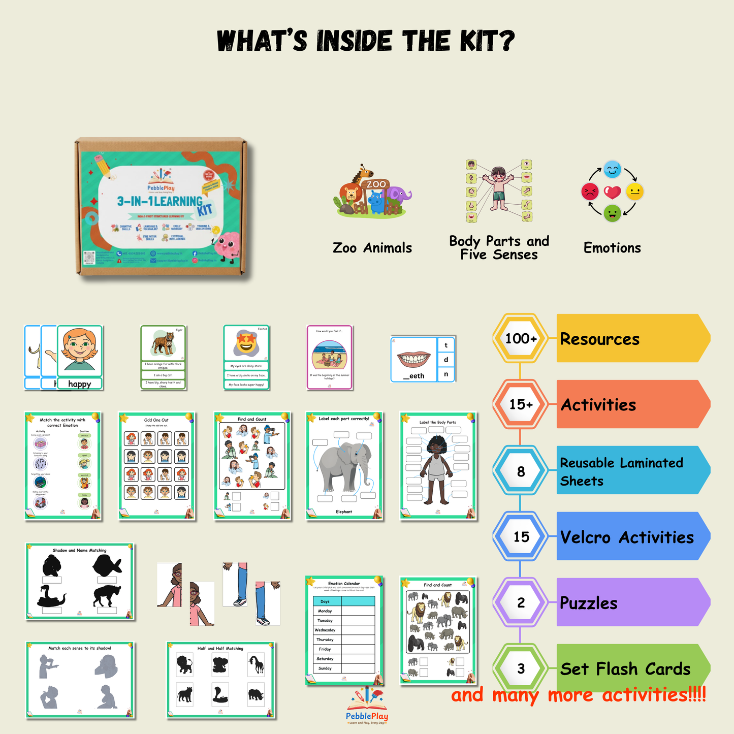 3-in-1 Foundational Learning Kit | Level 3 | Preschool / Nursery