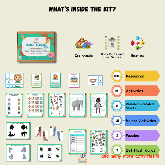 3-in-1 Foundational Learning Kit | Level 3 | Preschool / Nursery