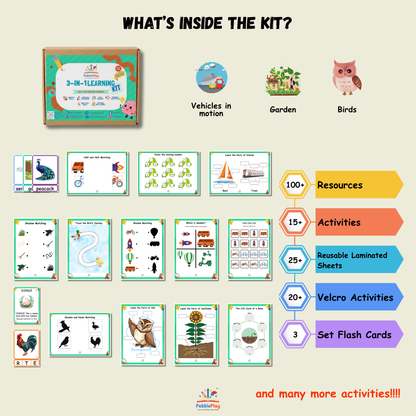 3-in-1 Foundational Learning Kit | Level 4 | Preschool / Nursery