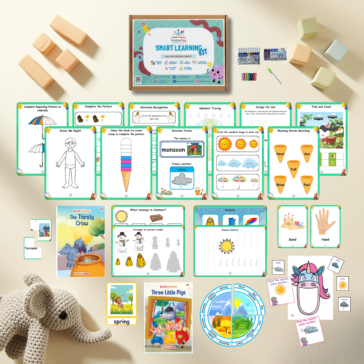 Smart Learning Kit | Age 3.5+ | Level 2 | Seasons and Weather
