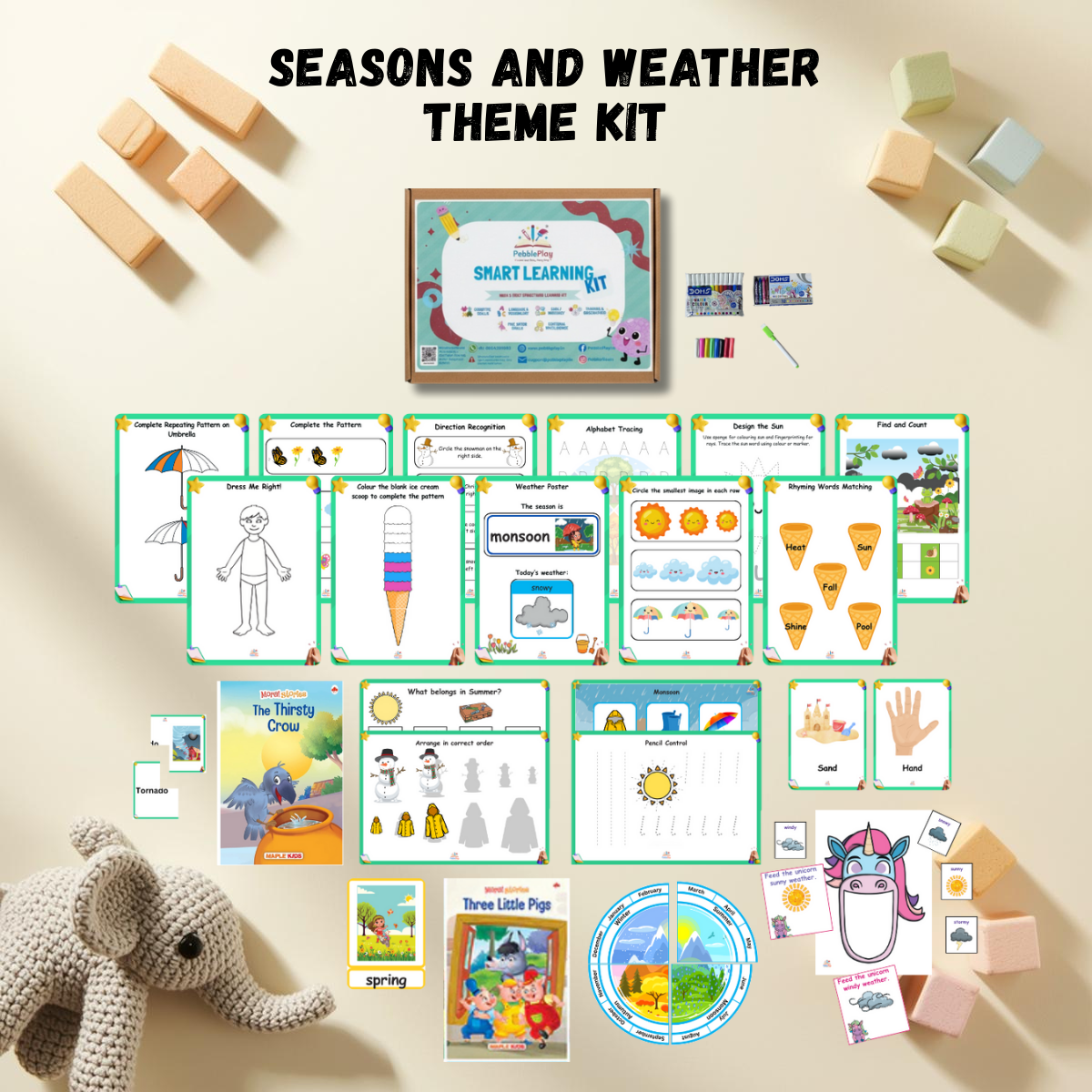 Smart Learning Kit | Age 3.5+ | Level 2 | Seasons and Weather
