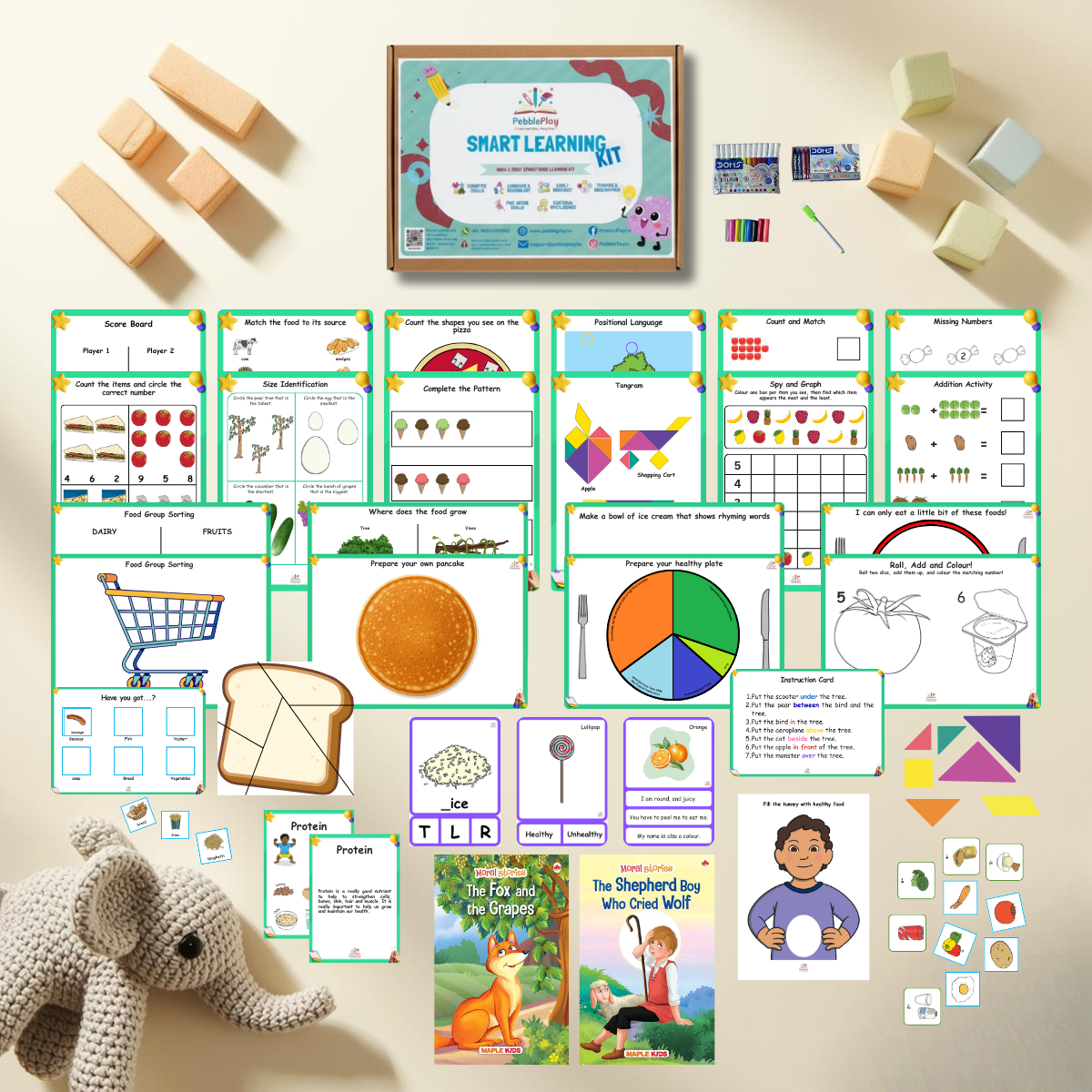 Smart Learning Kit | Age 3.5+ | Level 3 | Food and Nutrition