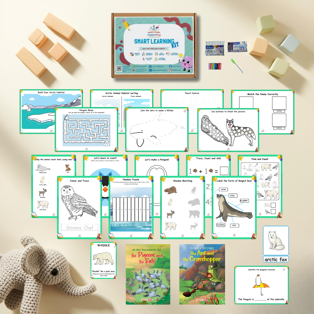 Smart Learning Kit | Age 3.5+ | Level 3 | Arctic Animals
