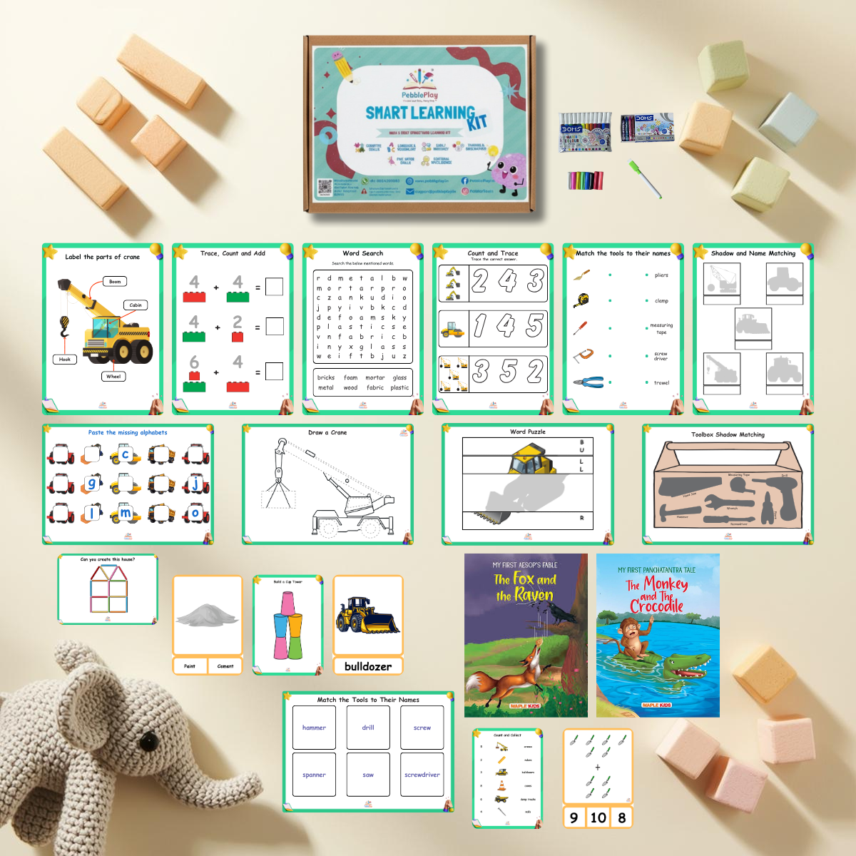 Smart Learning Kit | Age 3.5+ | Level 4 | Building and Construction