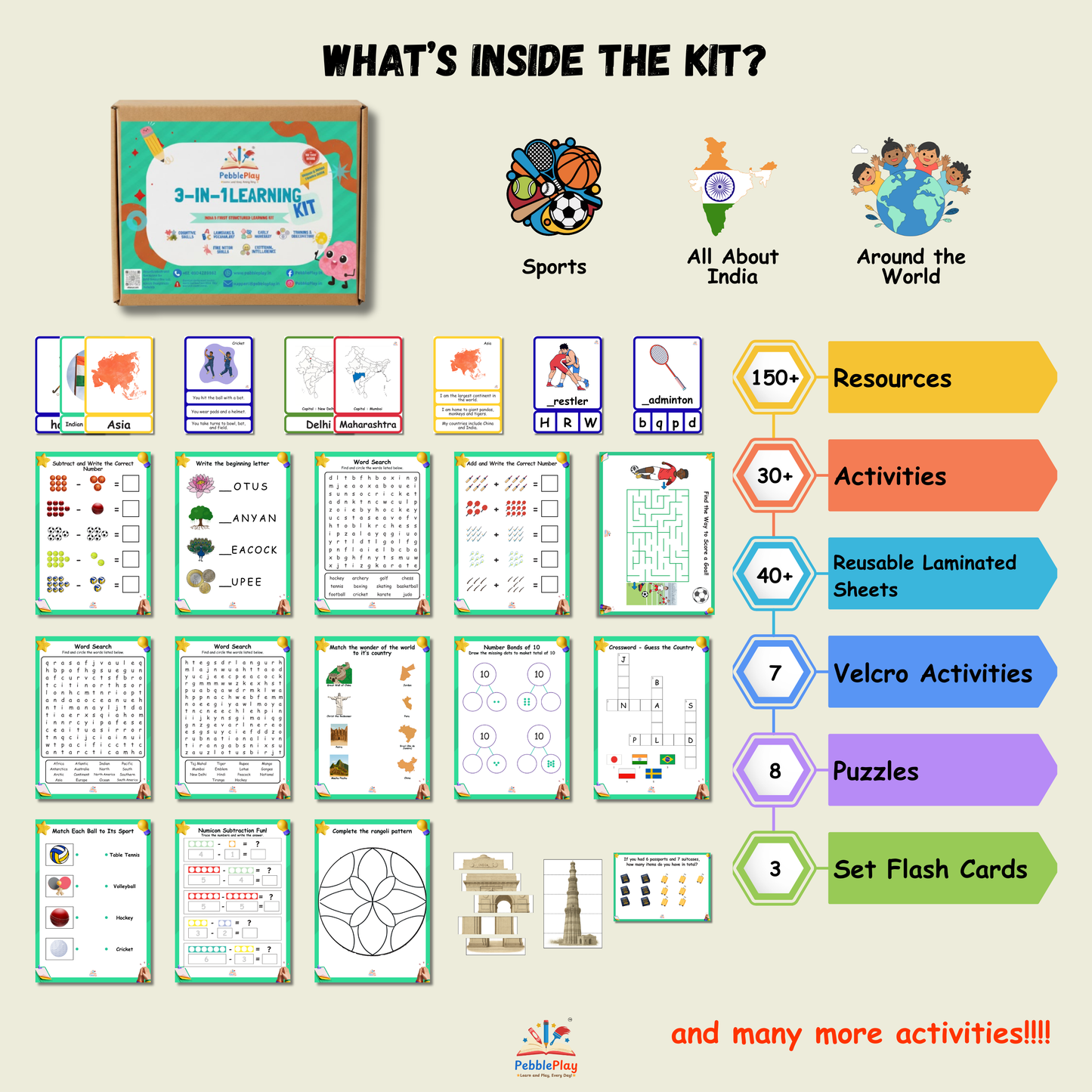 3-in-1 Foundational Learning Kit | Level 2 | UKG / KG-2