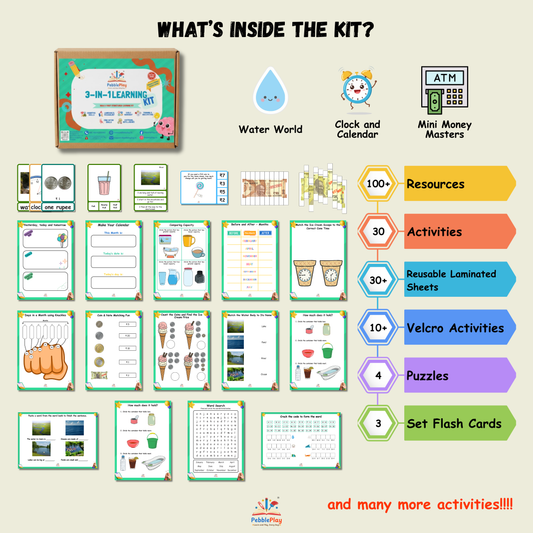 3-in-1 Foundational Learning Kit | Level 4 | UKG / KG-2