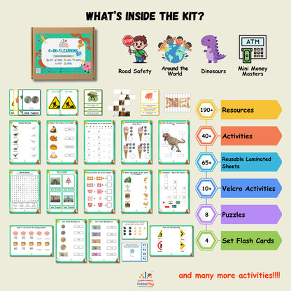 4-in-1 Foundational Learning Kit | Set 3 | UKG / KG-2