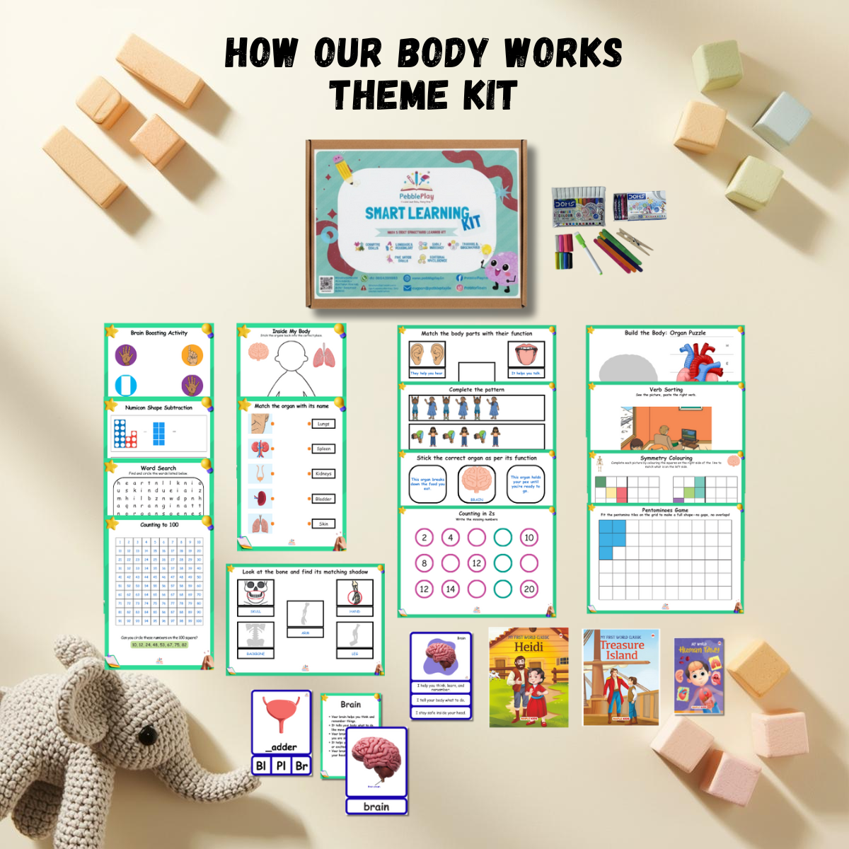Smart Learning Kit | Age 5+ | Level 3 | How our Body Works