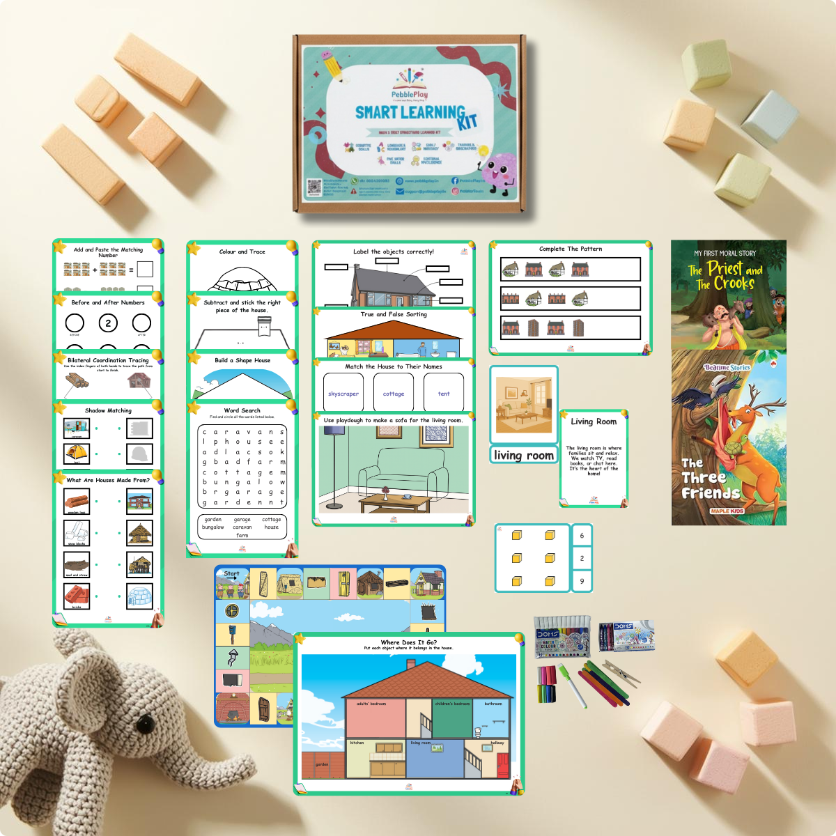 Smart Learning Kit | Age 5+ | Level 1 | Houses and Homes