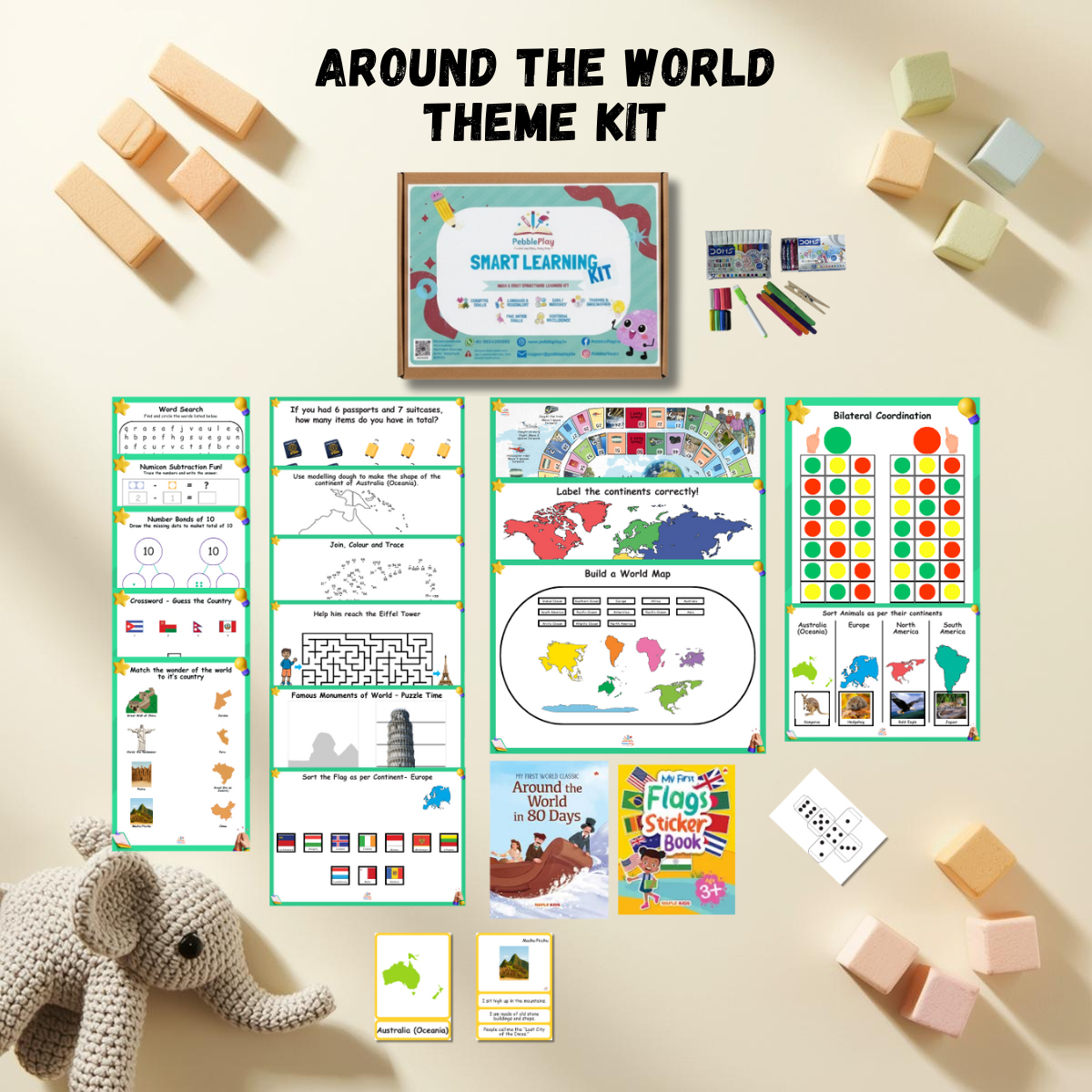 Smart Learning Kit | Age 5+ | Level 2 | Around the World