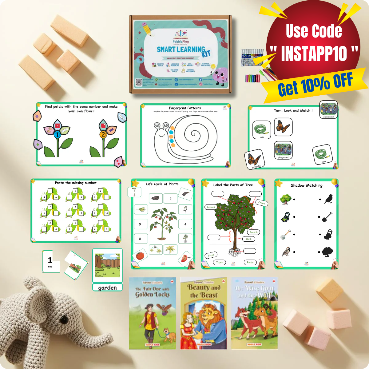 Smart Learning Kit | Age 2+ | Level 4 | Garden
