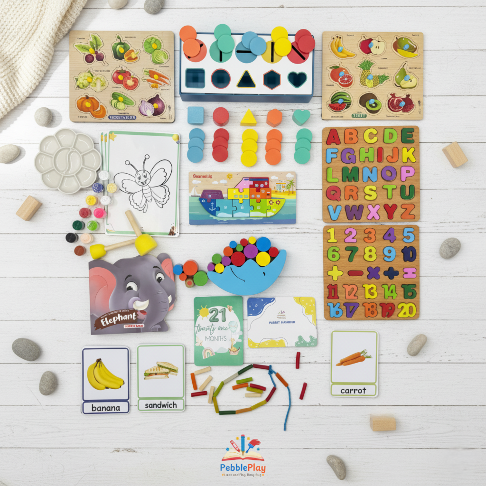Montessori Smart Learning Kit | 21 - 24 Months |… | PebblePlay
